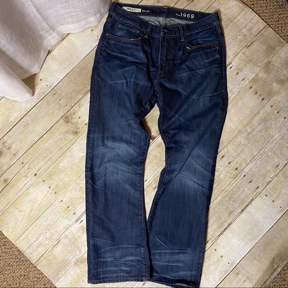 Gap mens boot cut jeans 33x30